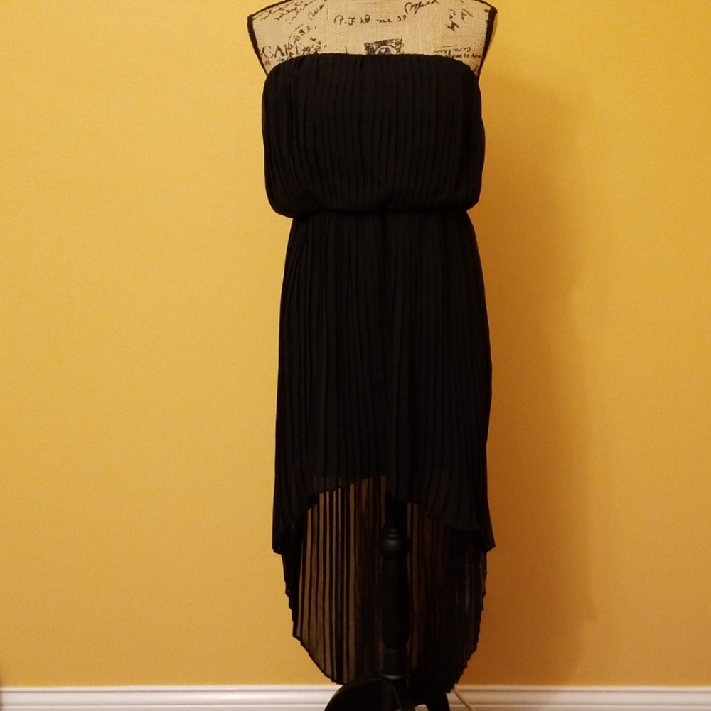 Bcbgeneration Strapless Low High Black Sheer P136 - image 1